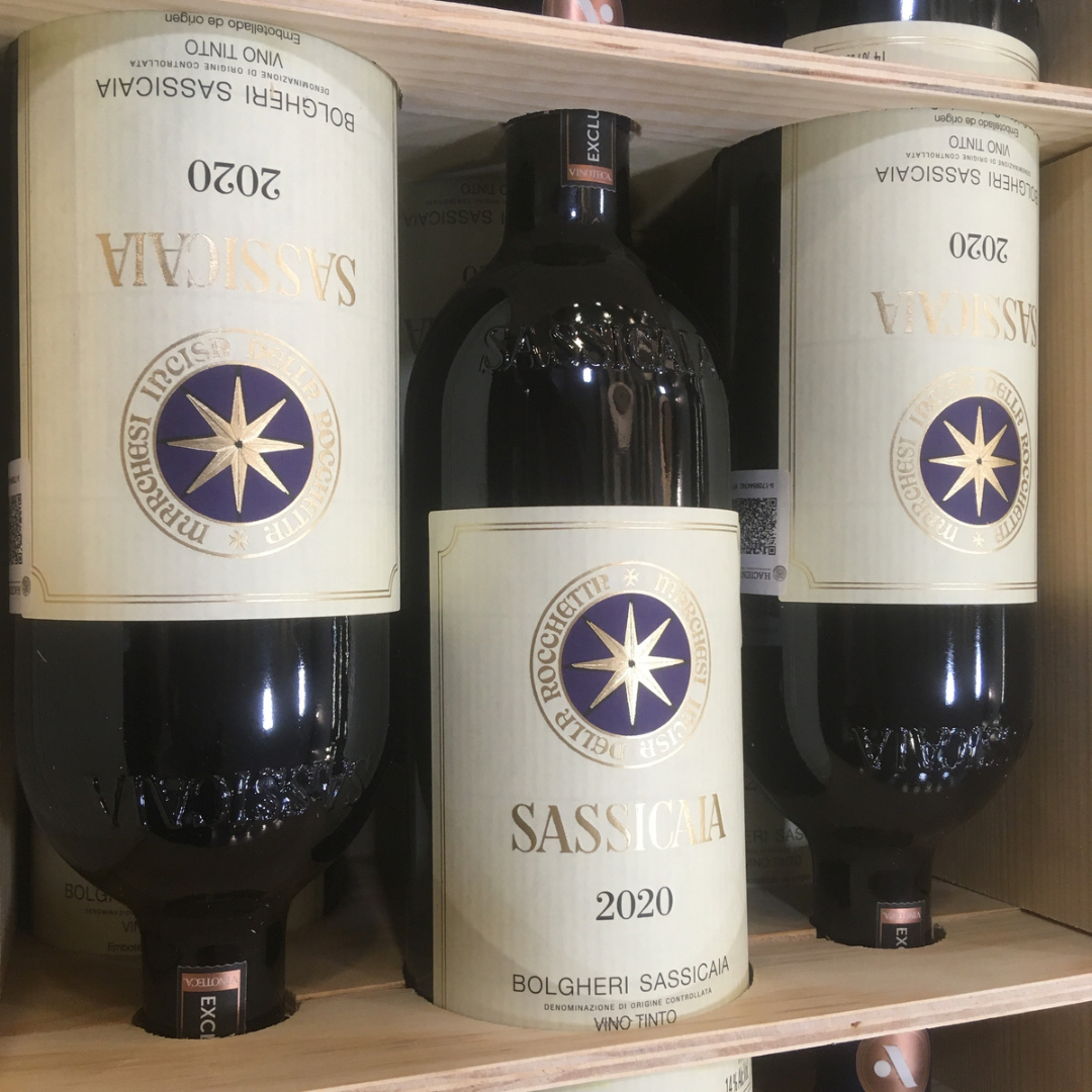 VINO TINTO SASSICAIA 2020 BOLGHERI 750 ML - Imagen 3