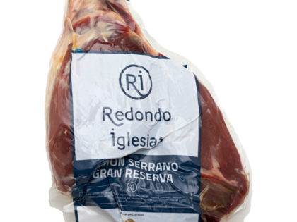 JAMÓN SERRANO REDONDO IGLESIAS SIN HUESO PIERNA 5kg aprox Pieza