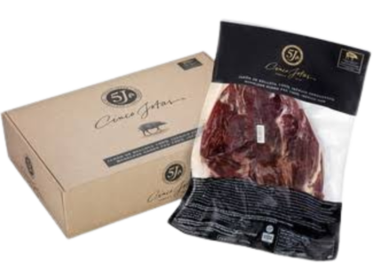 Jamón 5j de bellota Iberico pierna sin hueso Sanchez Romero Carbajal 4kg aprox Pieza