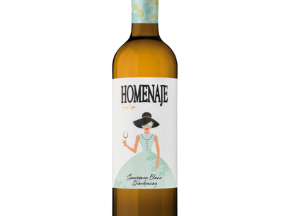 VINO BLANCO HOMENAJE SAUVIGNON BLANC CHARDONNAY 750 ML