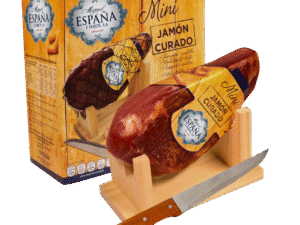 Jamón Serrano mini Miguel España pieza 1 kg, Tabla y Cuchillo