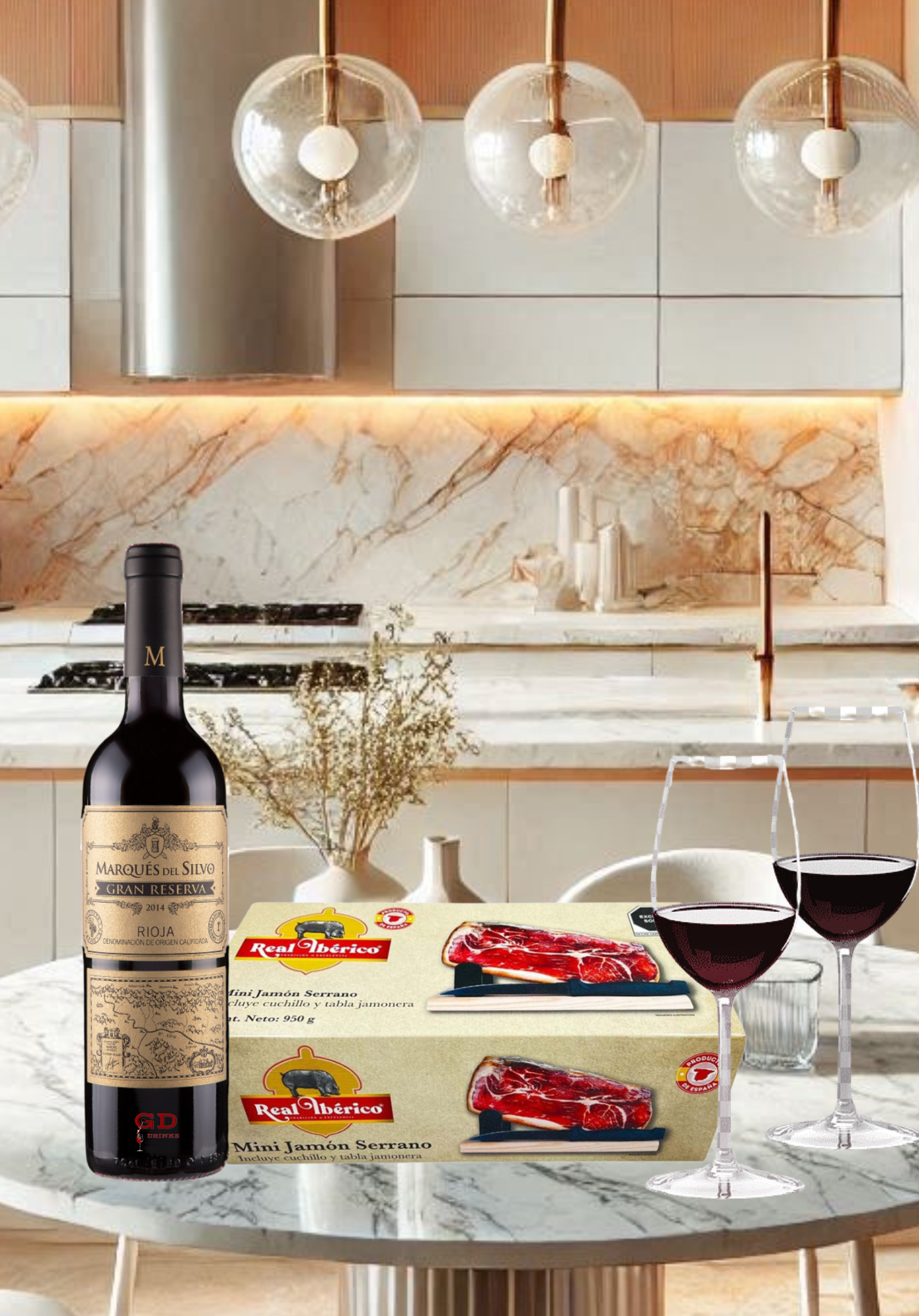 Regalo Marqués del Silvo y Jamón España