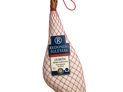Jamón Ibérico de Bellota Gran Reserva con Hueso Redondo Iglesias – 36 Meses de Maduración | 8 kg aprox.