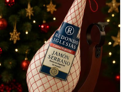 🎁 Regalo Jamón Serrano Redondo Iglesias Reserva Especial 24 Meses