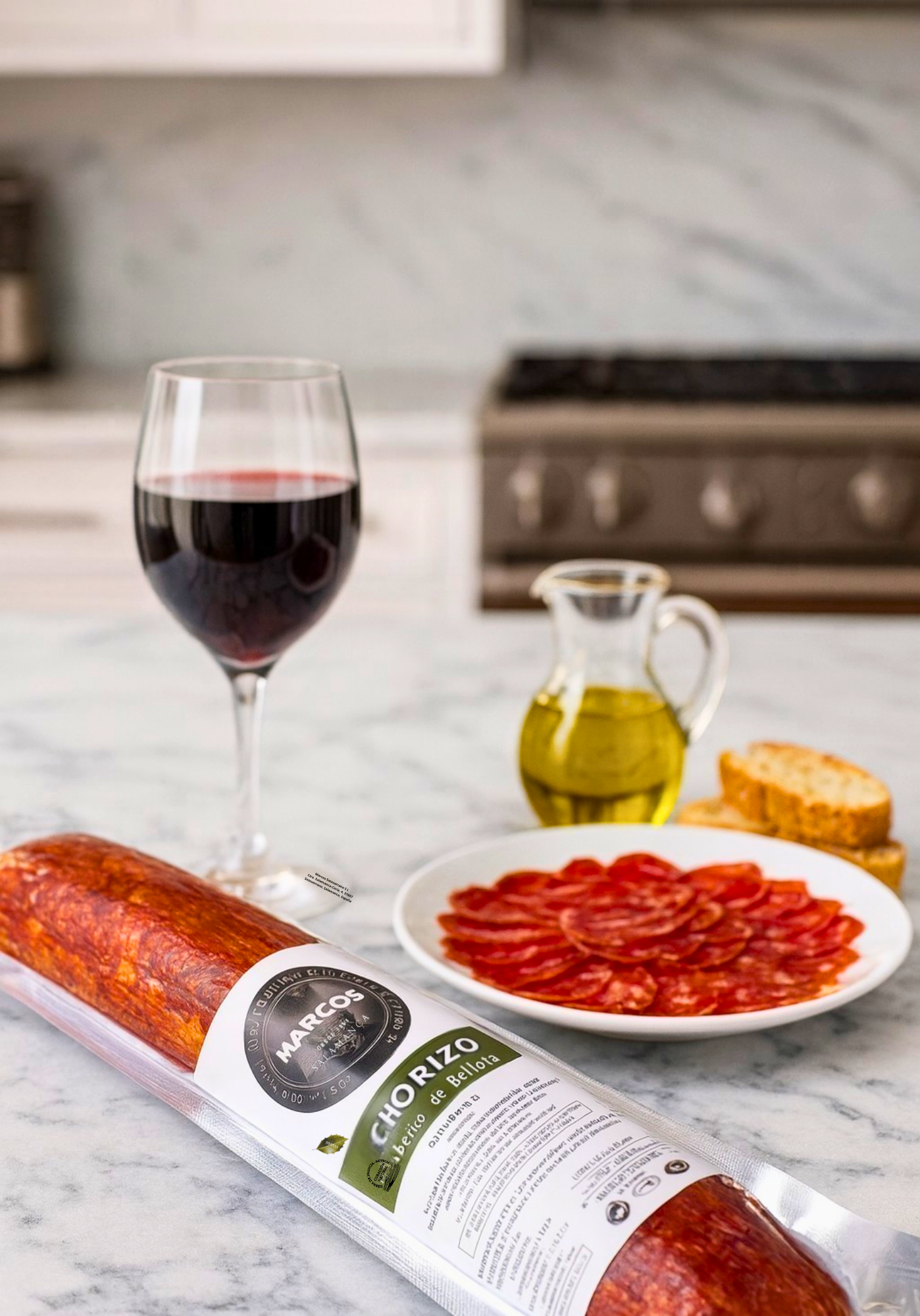 Chorizo Ibérico Cular de Bellota Marcos Sotoserrano-(caña 1kg aprox)